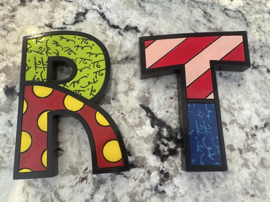 Free Initials wall decor