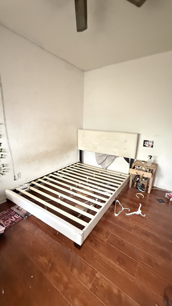 FREE  4 items, queen headboard & frame, desk, chair, night, nightstand, dresser