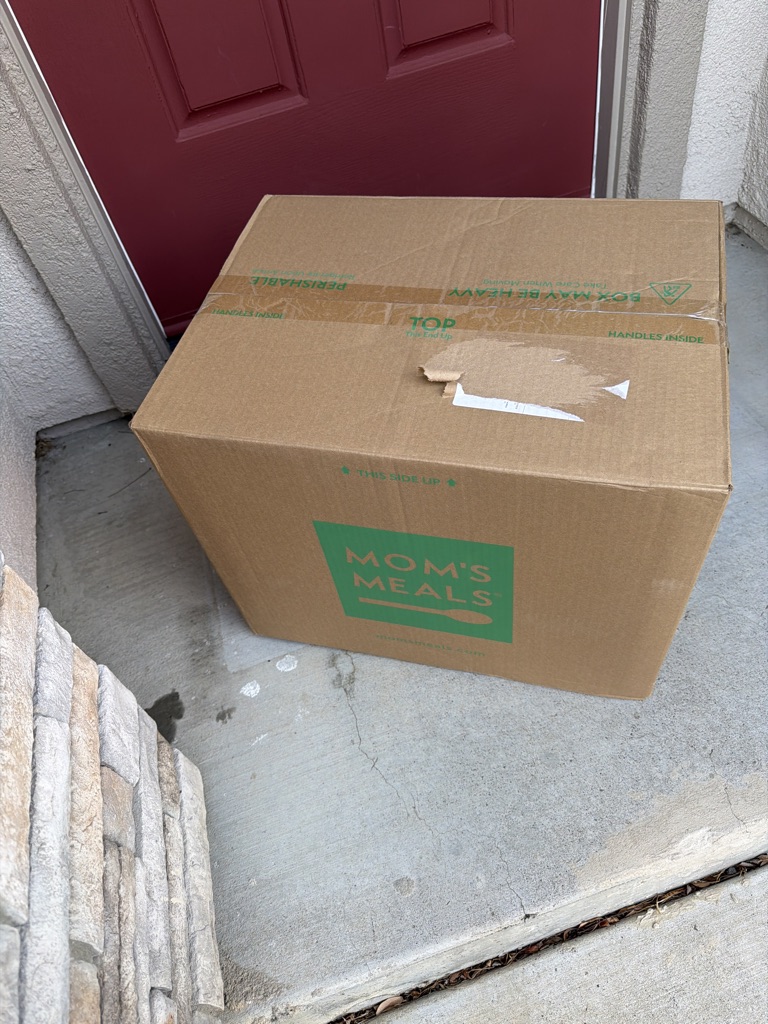 Free puréed food box