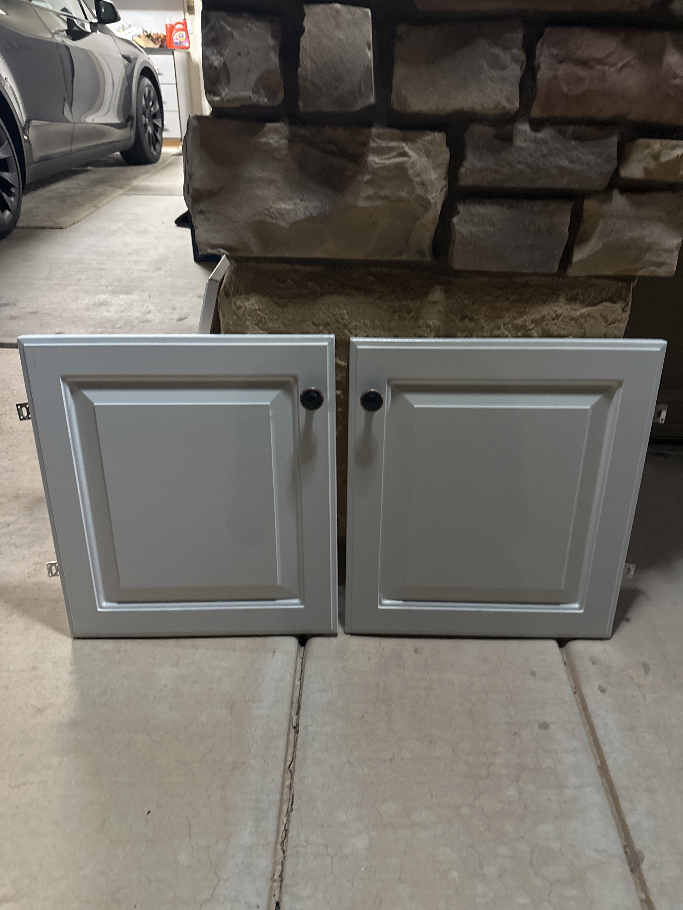Free white cabinet doors