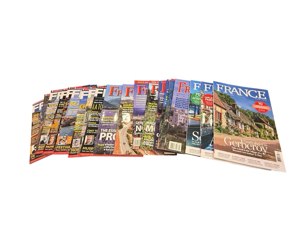Free Lot of 20 France Magazine Issues