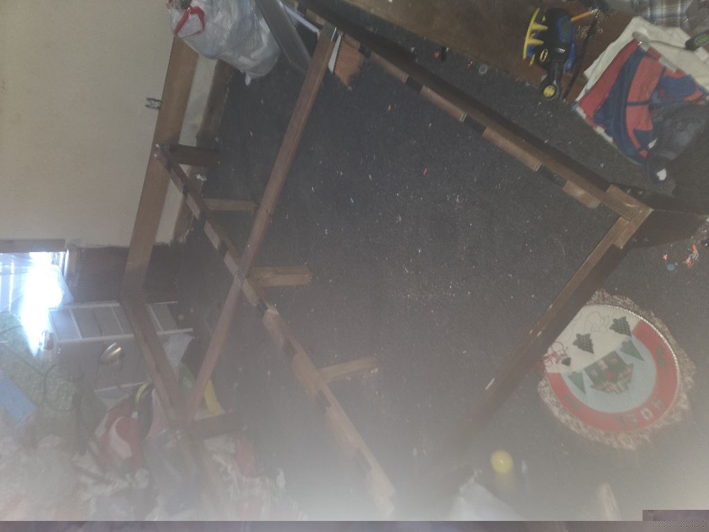 Free King sz bed floor frame w box springs