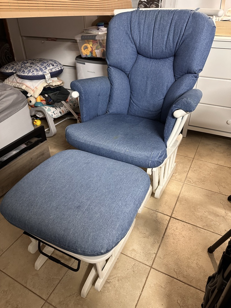 Free Used Glider with ottoman for free