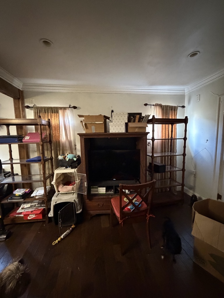 Free wood entertainment center