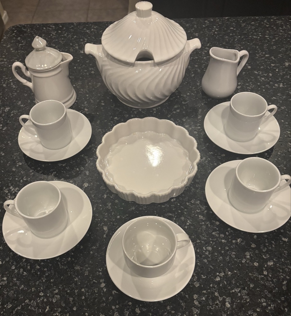 Free Espresso Cups w/ Saucers +