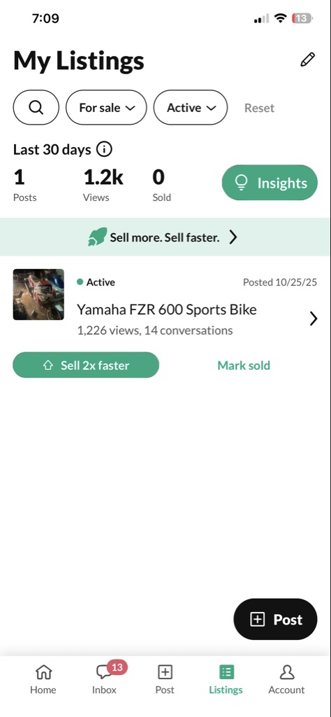 Free 1989 sports FZR 600