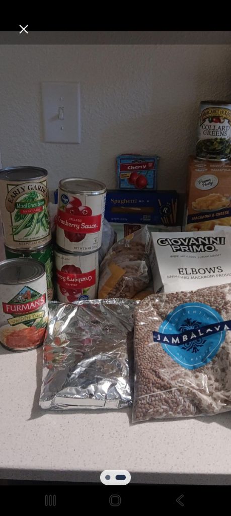 Free Can goods and box items...