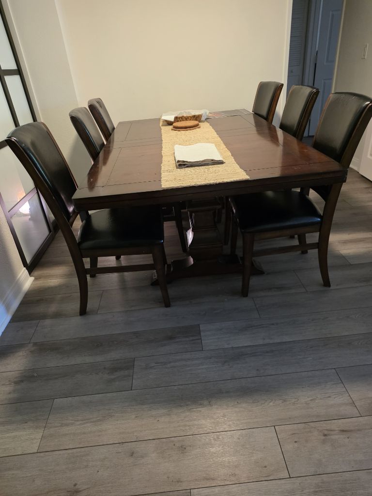 Free dinning table with chairs