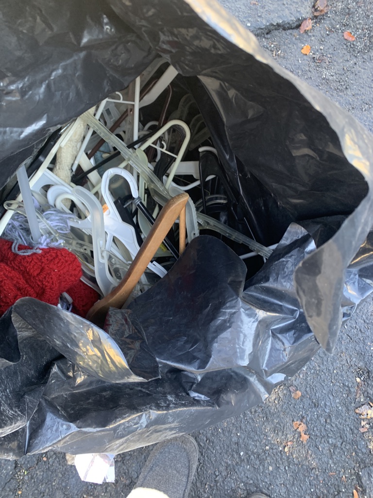 Free bag of hangers