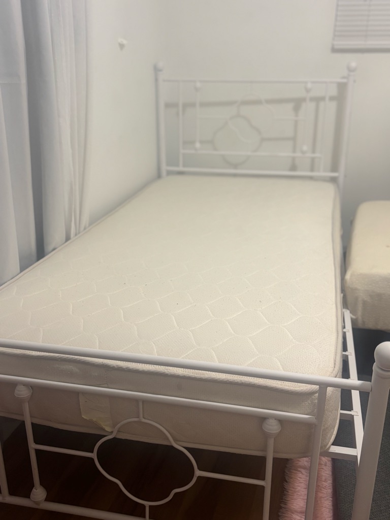 FREE TWIN BED FRAME/W Matrass