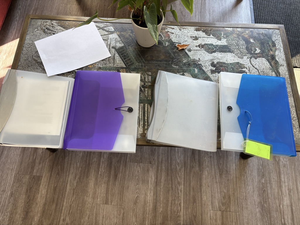 Free Binders and notebook case