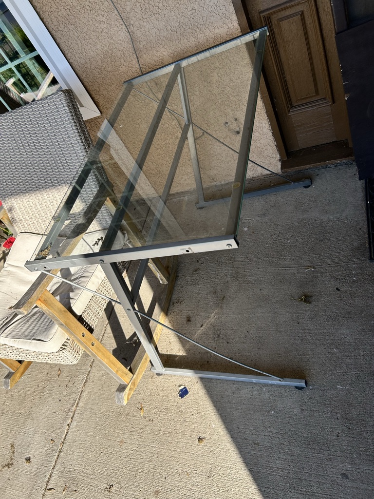 FREE Glass and Metal Desk