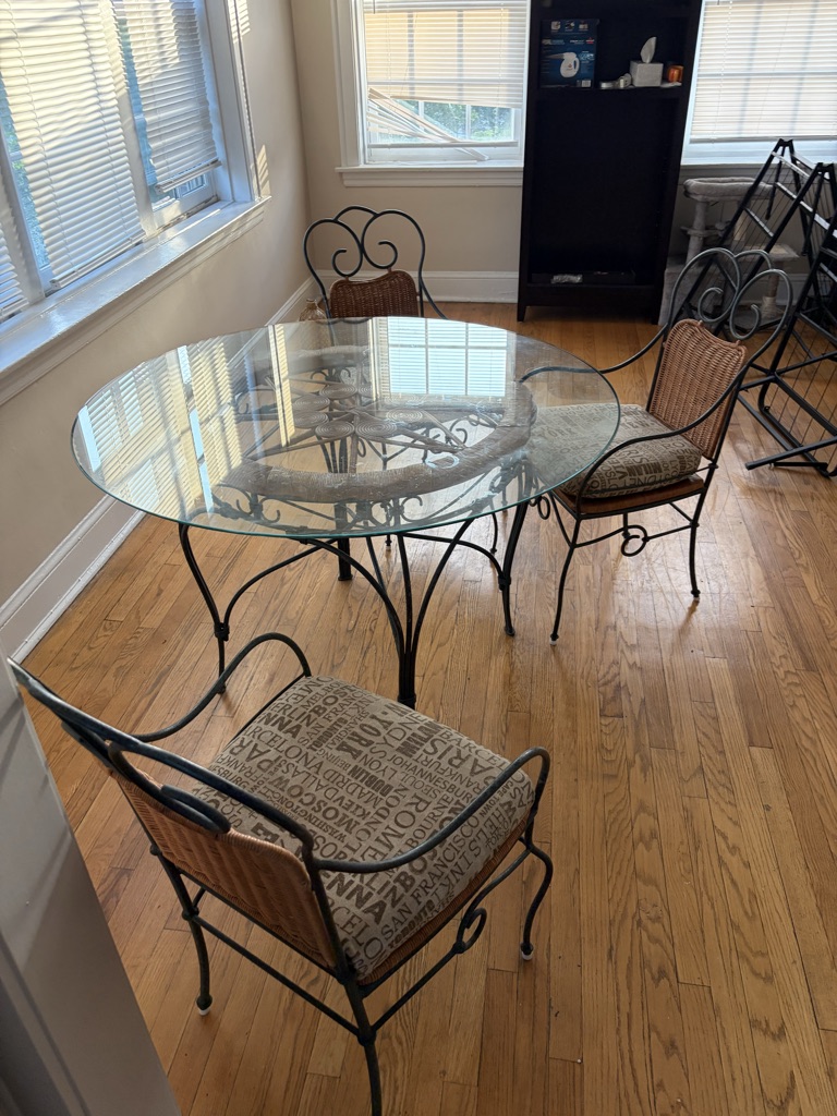 Free Dining table with chairs