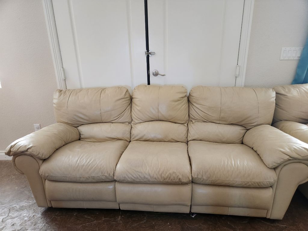 Free Sofa and love seat, they recline.