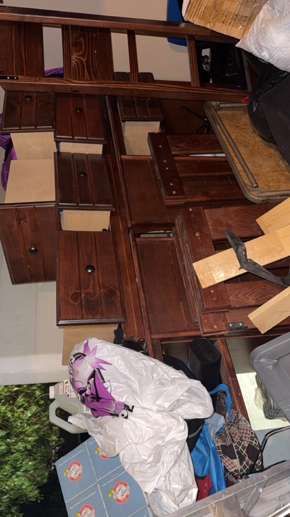 Free Bunk bed with dressers