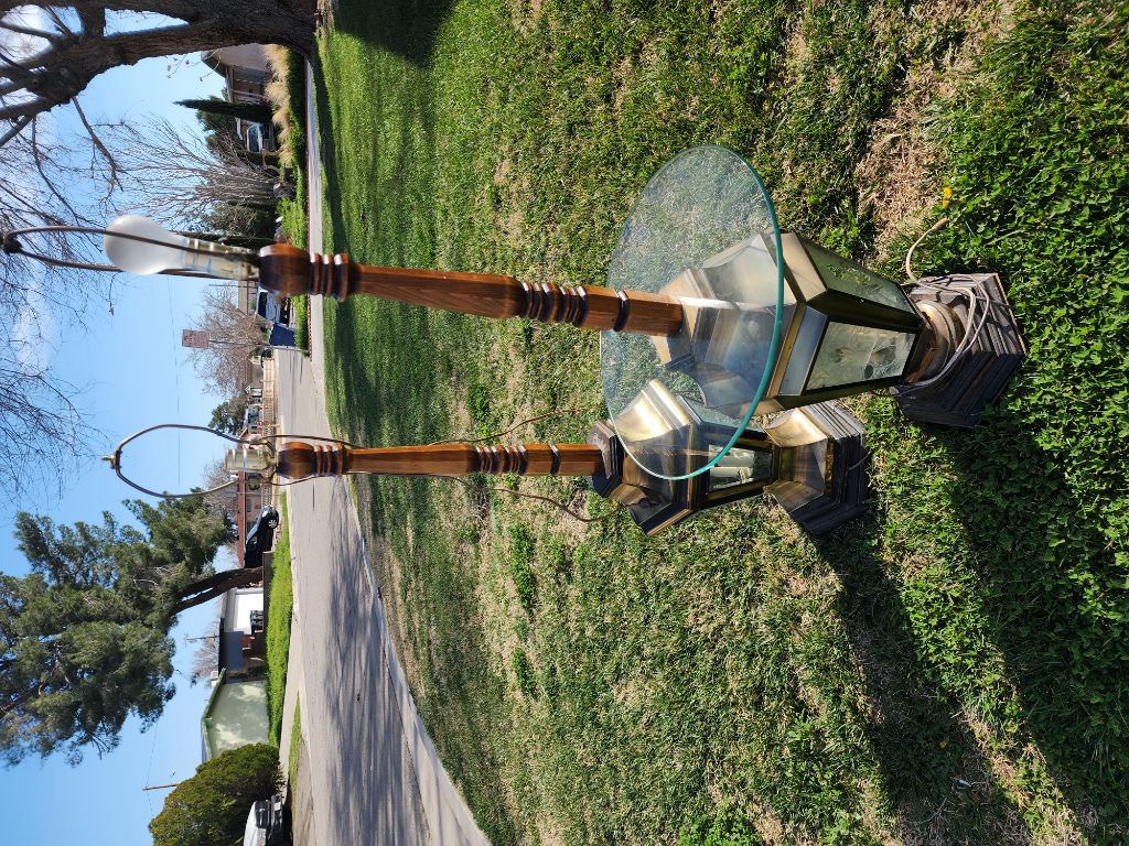 Free 2 Free diy project mcm lamps