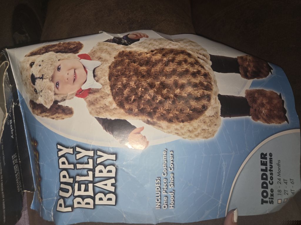 Free Toddler Puppy Costume 77318