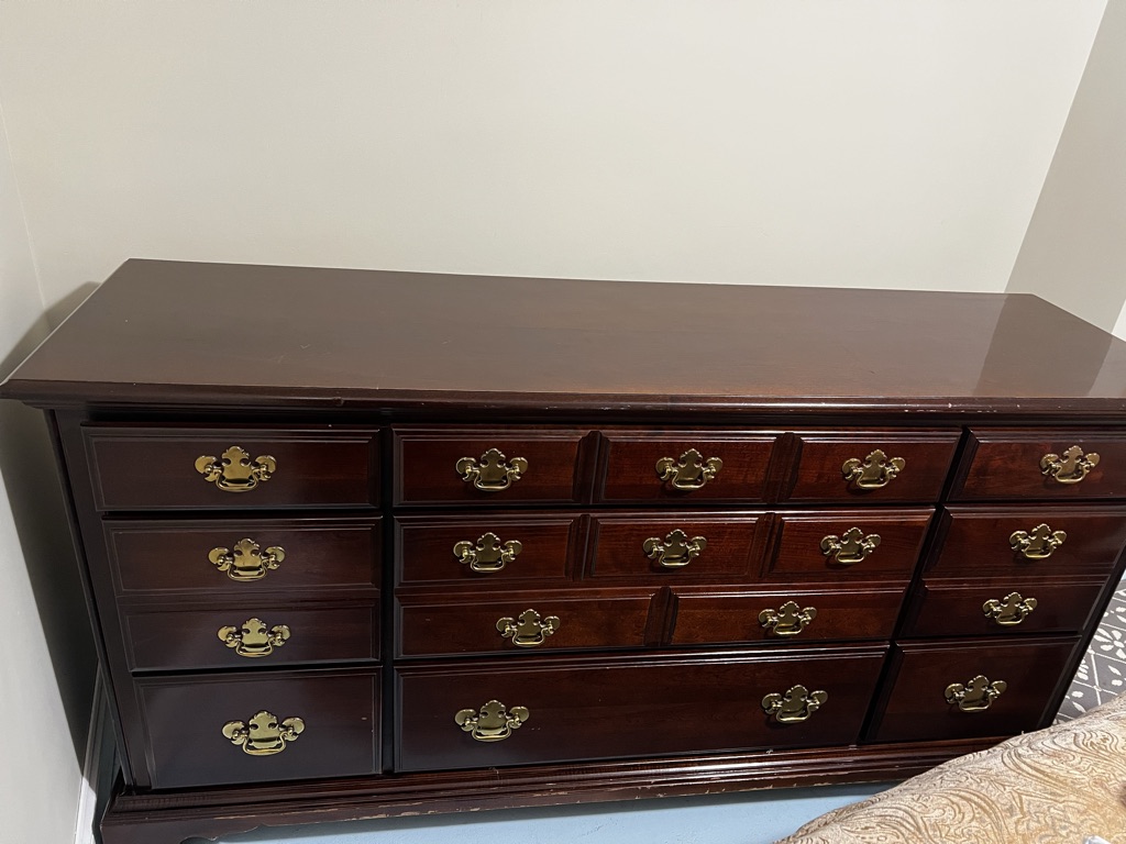 Free American Drew 9-Drawer Cherrywood Dresser