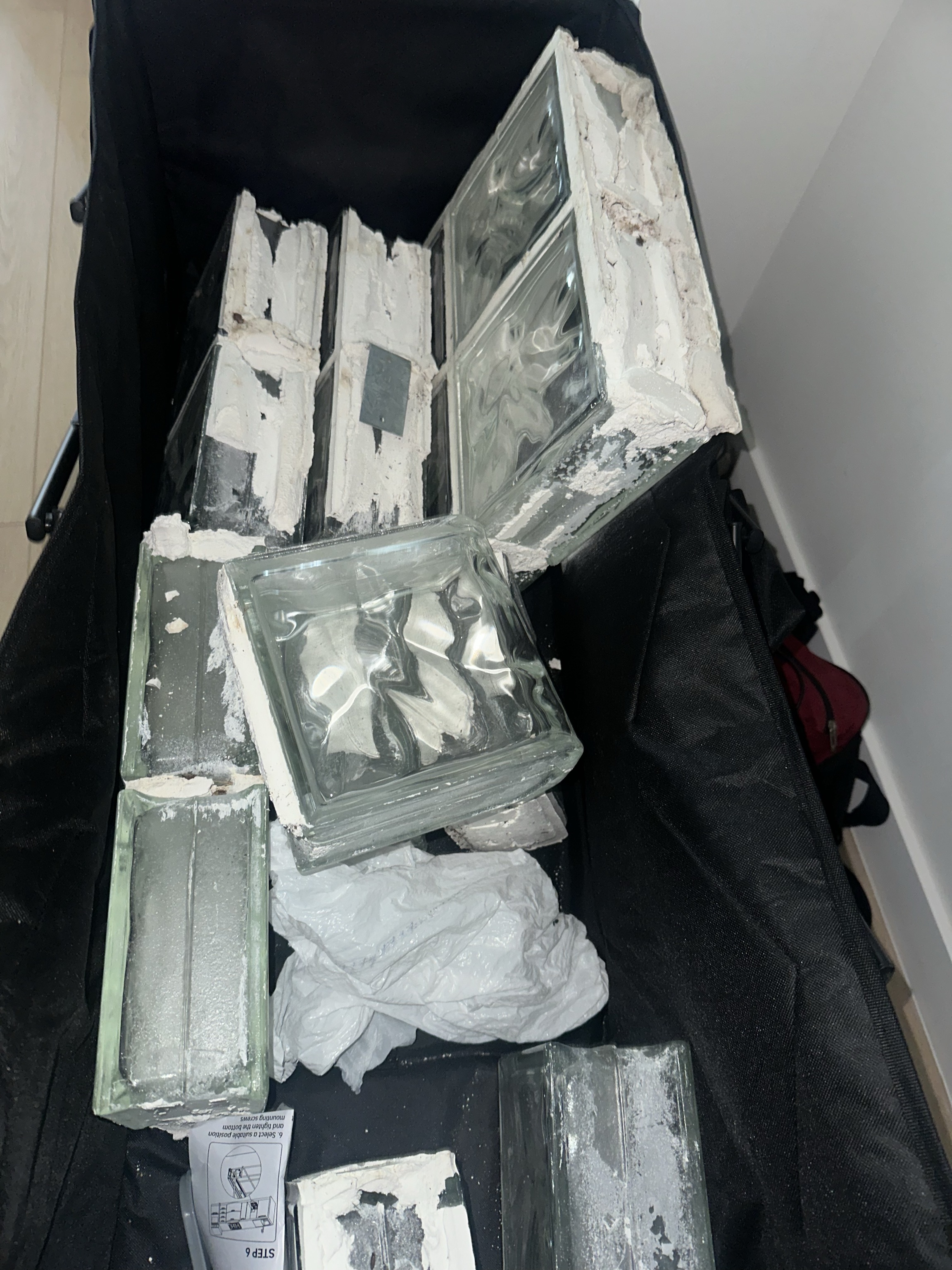 Free Glass Blocks Free! Art Deco project