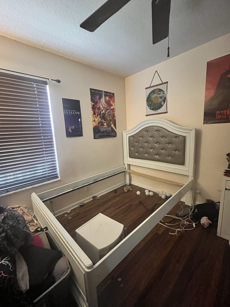 Free White Full bed frame