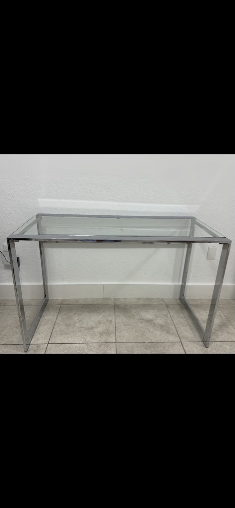 Free Escritorio metal y cristal