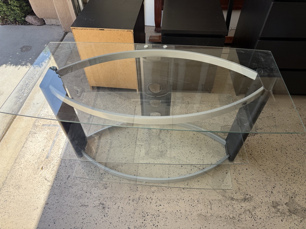 Free Glass TV Stand