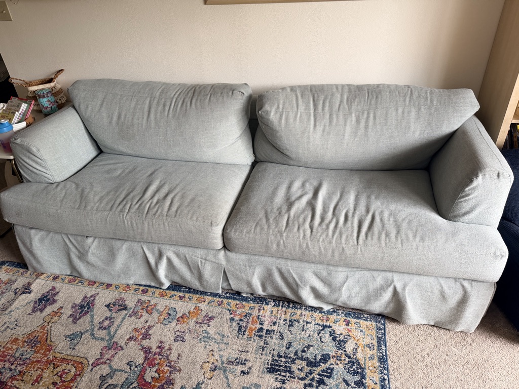 Free sofa bed couch! Covers can be removed and washed