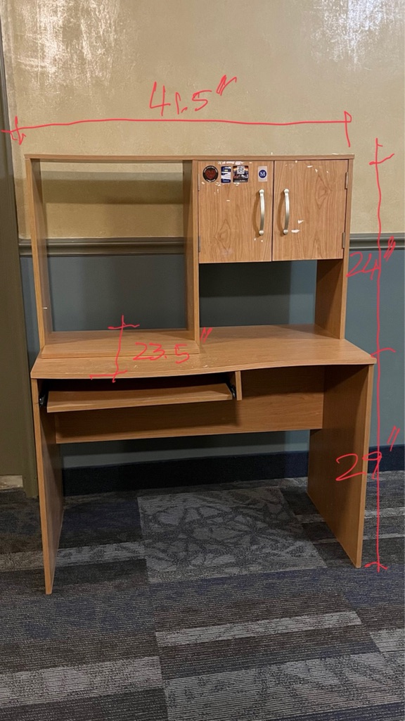 Free USED COMPUTER DESK