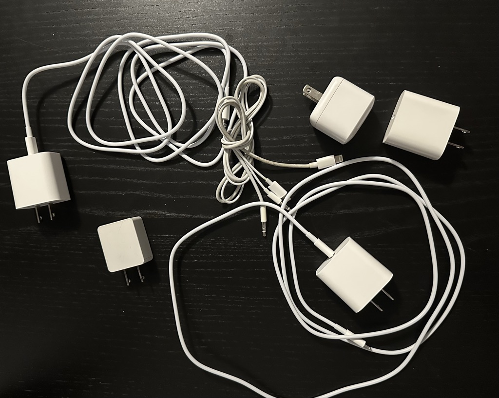 Free Off brand apple chargers