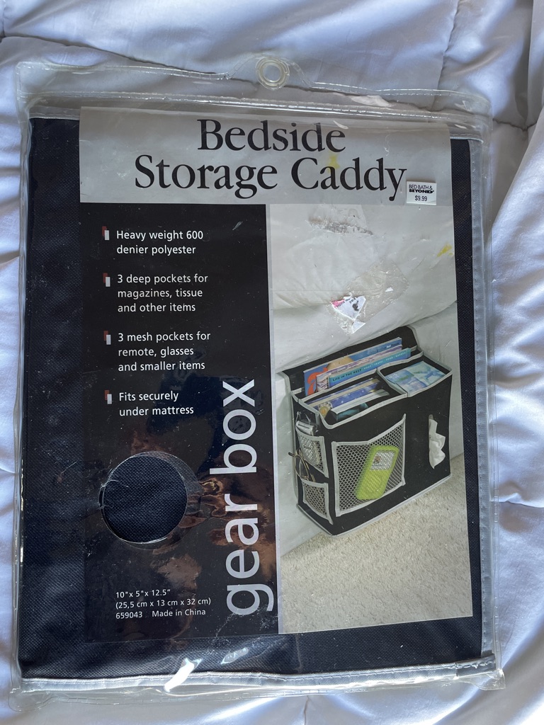 Free Bedside caddy. Black Friday