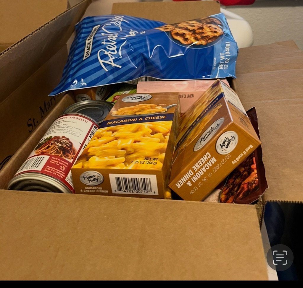 Free box of food