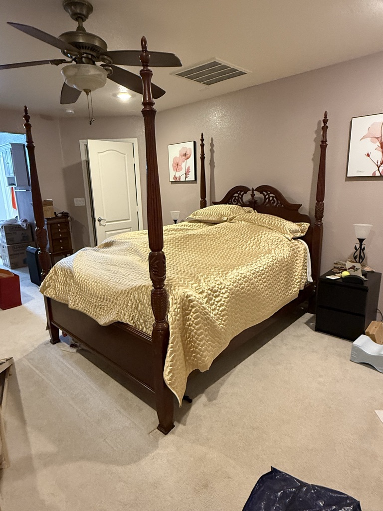 Free Queen Four Post Bed
