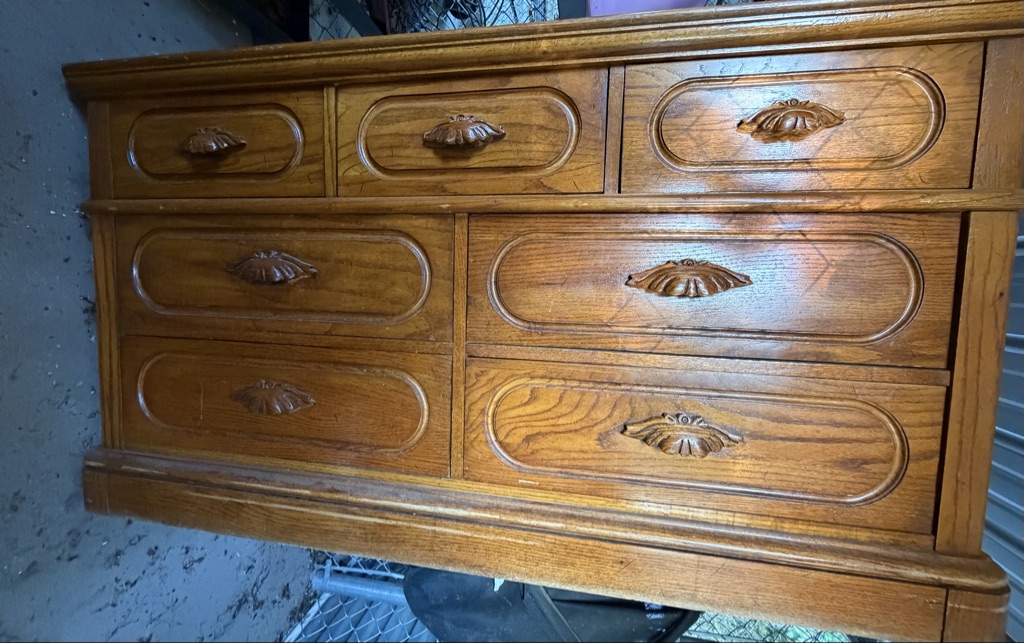 Free Solid Wood 7 drawer Dresser