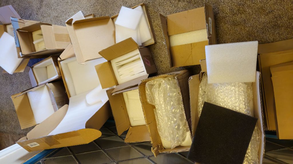 Free Packing Boxes and Styrofoam