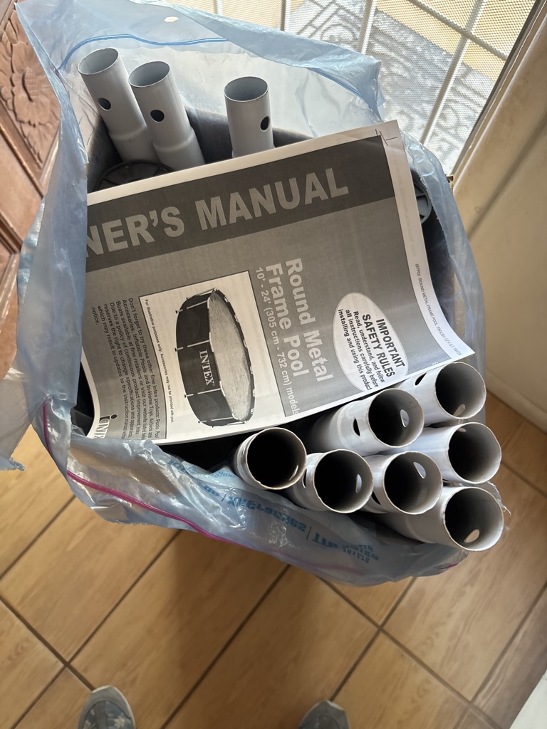 Free Pool frame poles