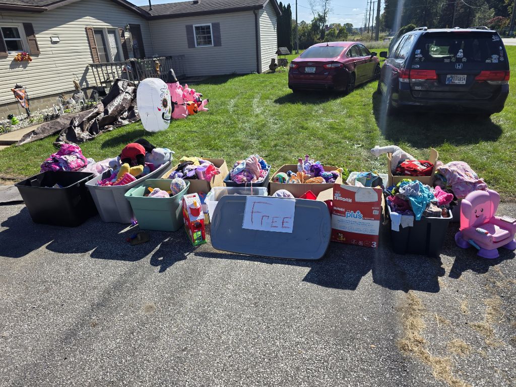 Free Kids Toys, books, and Clothes