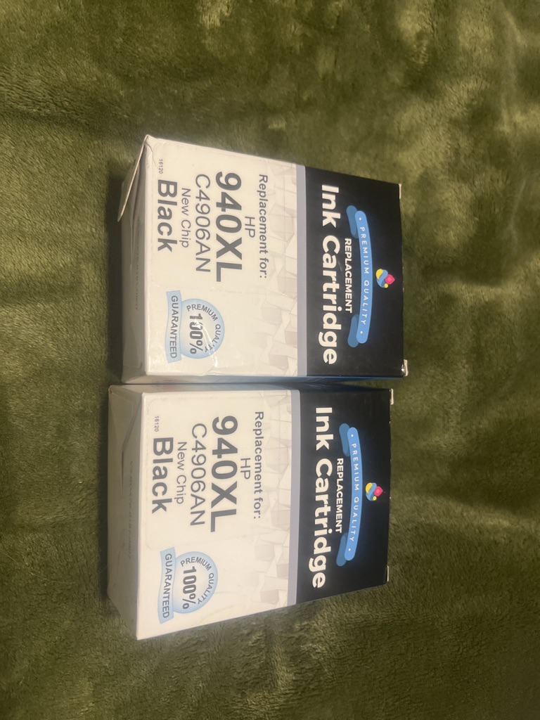 Free 2 Ink Cartridges 940XL Black - Free