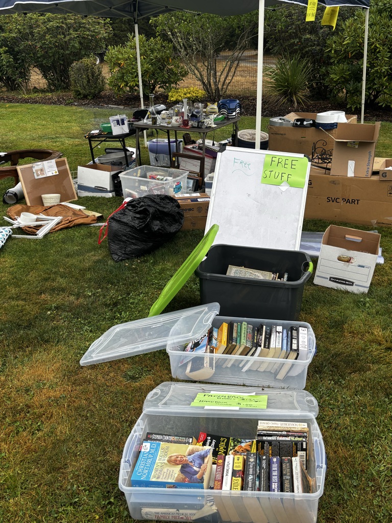 Free Garage sale leftovers FREE!