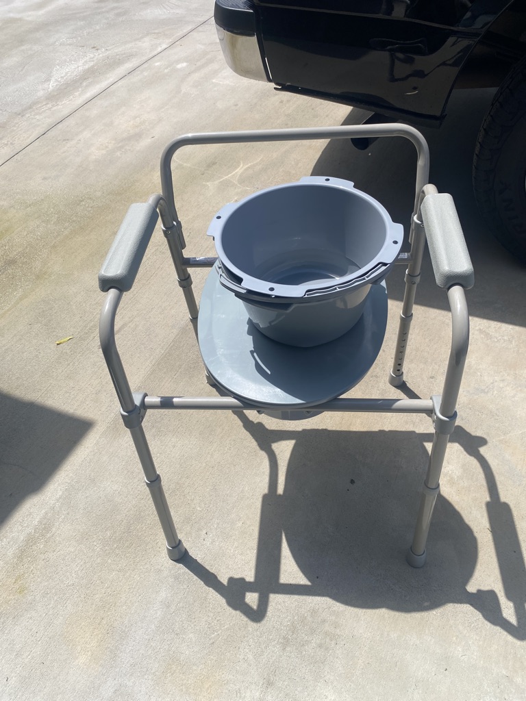 Free portable toilet