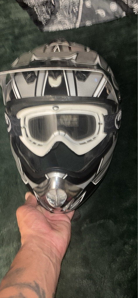 Free GLX Helmet and goggles.