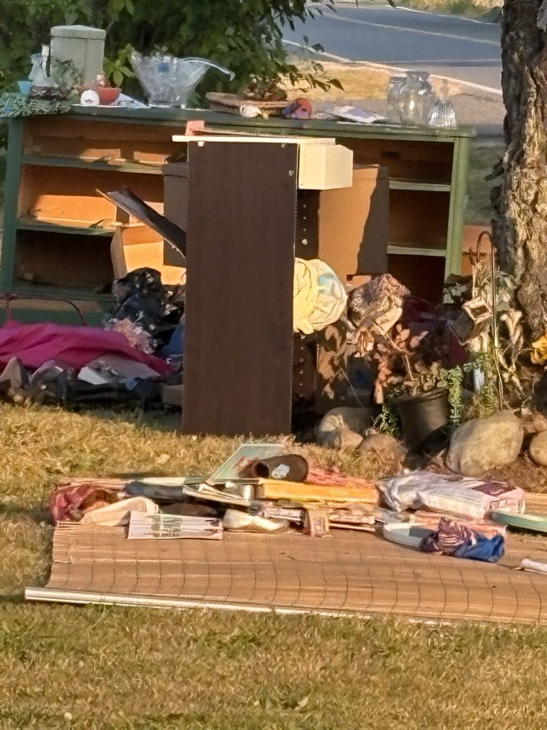 Free left over garage sale item