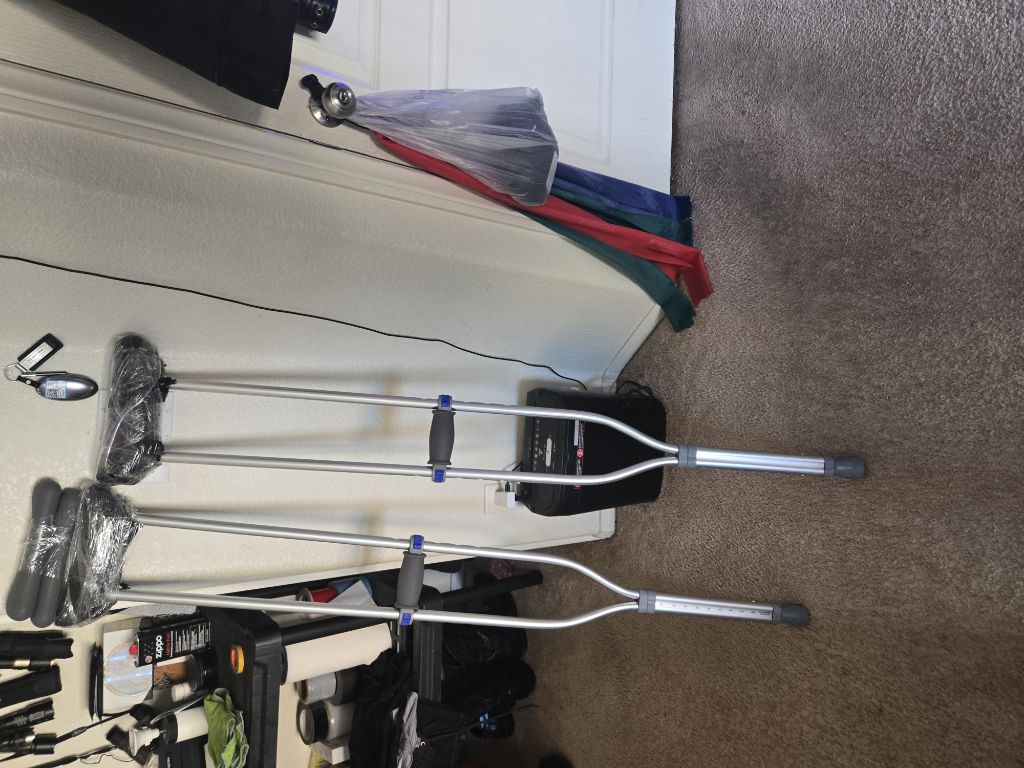 Free brand new crutches