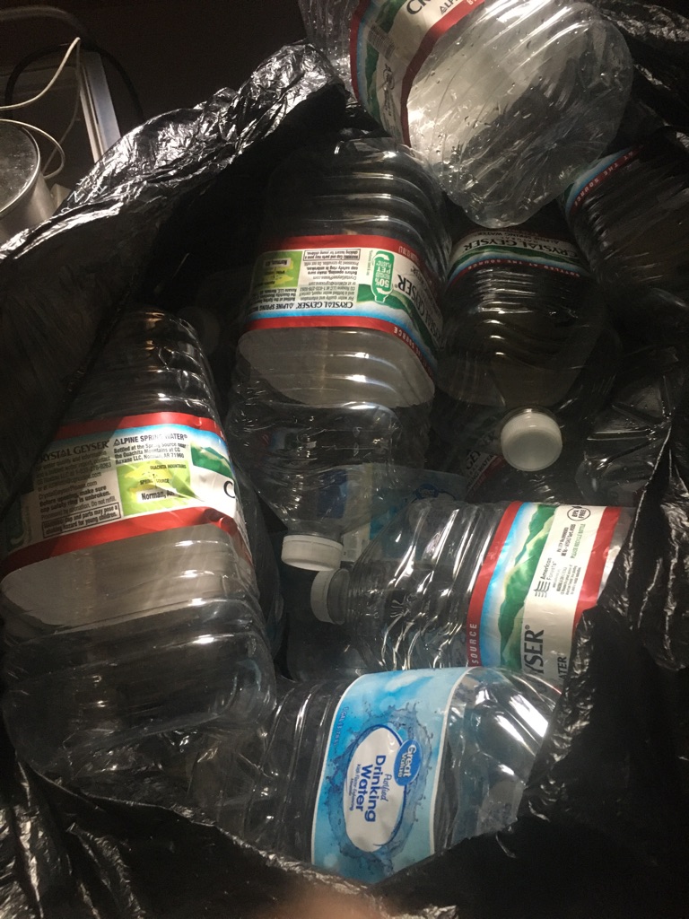 Free 30 empty 1 gallon bottles SW 77036. Maybe, someone can reuse