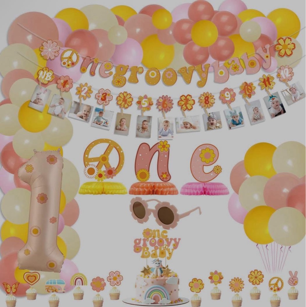 Free Groovy One party supplies