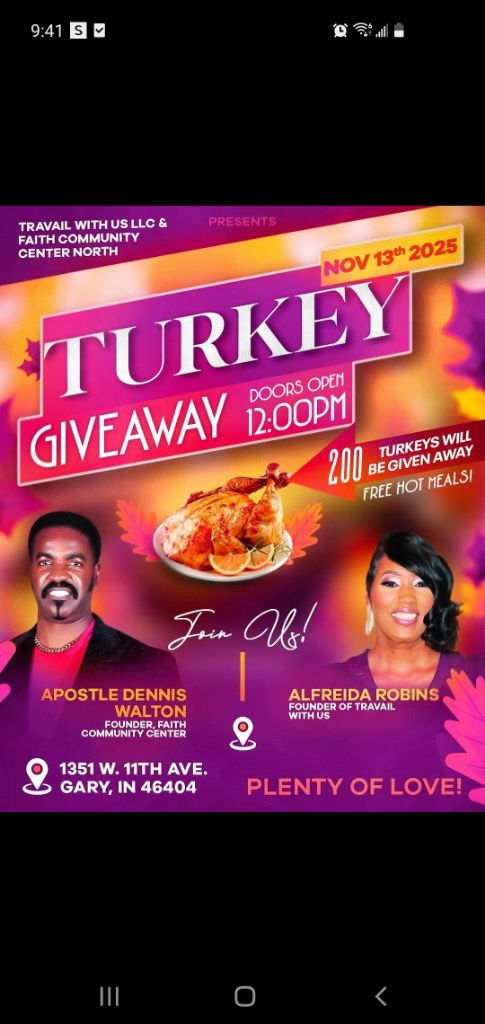 Free TURKEY GIVE AWAY