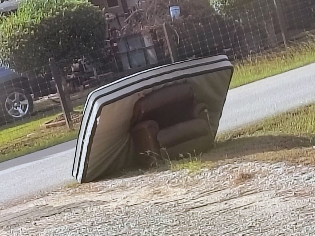 Free Queen mattress and chair