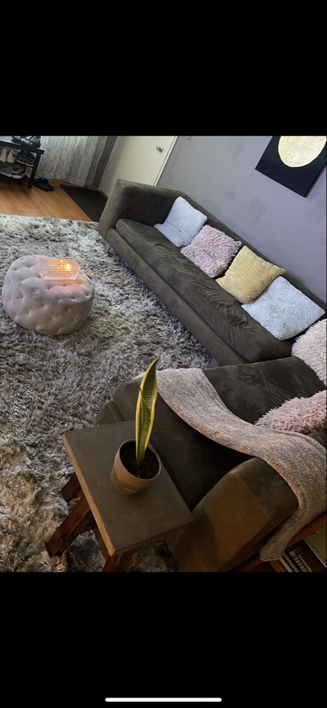 Free L  Shaped Mid Century Modern Couch