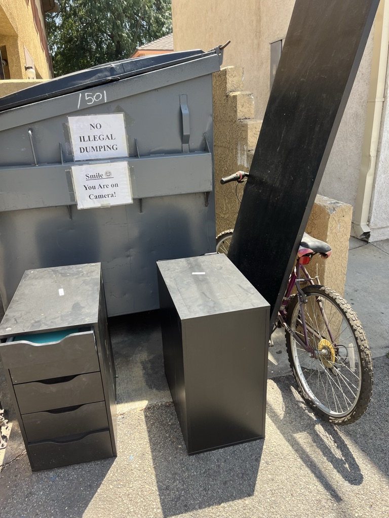Free vanity and bike