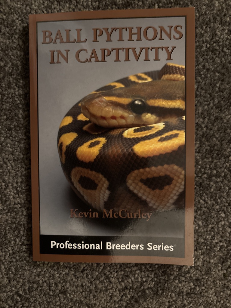Free: Ball Pythons in Captivity- paperback book