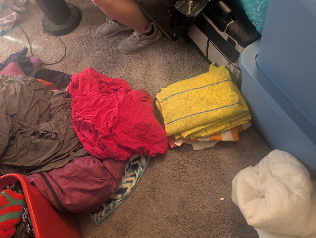 Free Large bag of towels, blankets for a rescue
